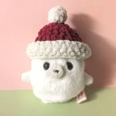 サンタさん帽子✻ミニビーンズあざらし✻かぎ針編み