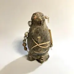 【希少・メキシコ民芸品】ウイチョル族 ビーズアート クジラの尾 置物 希少・メキシコ民芸品】ウイチョル族 ビーズアート クジラの尾 置物