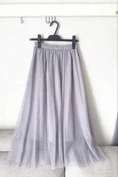 美品！チュールスカート　Sサイズ　グレー