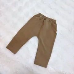80cmベビー用 サルエルパンツ ブラウンパンダ柄