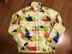 カッパ　メンズ　ゴルフ　パーカー　ウインドブレーカー　黄緑　L メッシュ