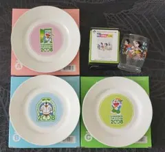 【新品未使用】ドラえもん 一番くじグラス & 非売品絵皿 セット