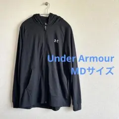 【美品】Under Armour アンダーアーマー　ブラック フルジップフーディ