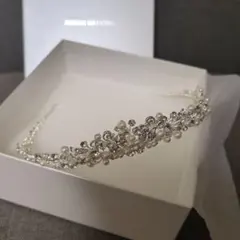 ANNAN WEDDING 低め幅広ティアラ　TLM298new