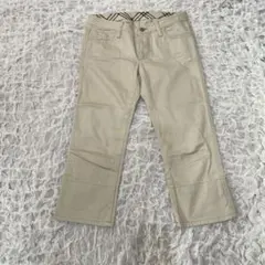 ✨Burberryブルーレーベル　パンツ　ベージュ　ノバチェック入り（36）　✨