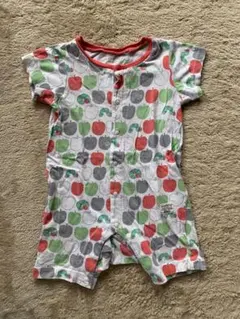 ブリーズ　半袖　はらぺこあおむし　ロンパース　カバーオール　80cm