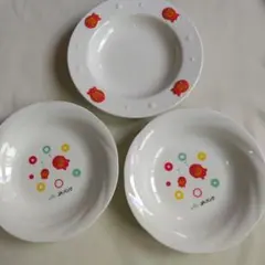 3/8まで　JAバンク　ちょきんぎょデザインの皿　全３枚