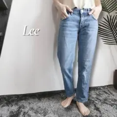 Lee LL0512 革パッチ ヒゲ有り ストレートデニム