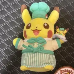 ポケモンセンター限定 マンスリーピカチュウ ぬいぐるみ 9月パティシエ