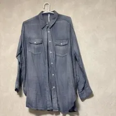 Dignite collie♡シアーデニムシャツ