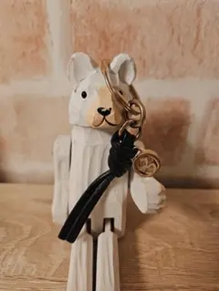 GUCCI　キーリング　インターロッキング　ゴールド