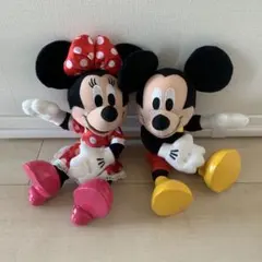 ミッキーマウス ミニーマウス ぬいぐるみセット
