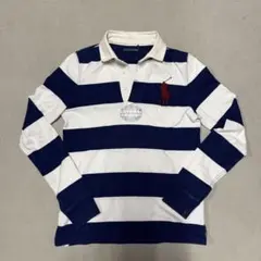 Ralph Lauren ラガーシャツ S ネイビー/ホワイト
