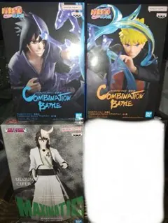 ナルト　ブリーチ　プライズ　フィギュア　まとめ売り　3体