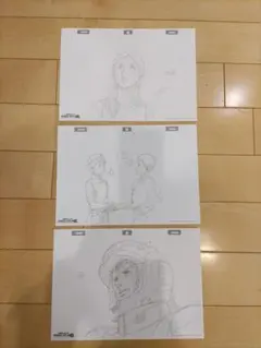 機動戦士ガンダム ククルス・ドアン 原画3枚セット 映画特典
