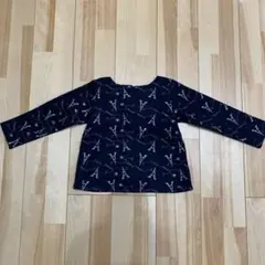 BeBe ネイビー 長袖カットソー