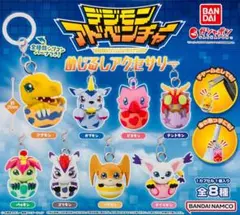 デジモンアドベンチャー めじるしアクセサリー 全8種 フルコンプ セット ガチャ