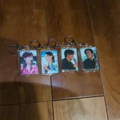 snowman キーホルダー 4枚セット