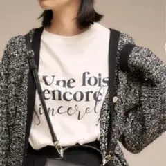 SNAIDL スナイデル Sustainableニットツイードカーディガン