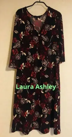 ★Laura Ashley ワンピース　薔薇　9号