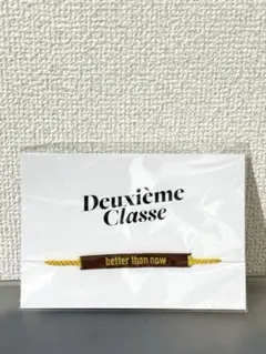 【新品未開封】Deuxieme Classe ノベルティミサンガ イエロー