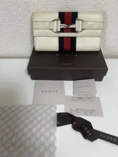 GUCCI 長財布 シェリーライン オフィディア GG マーモント ラウンド