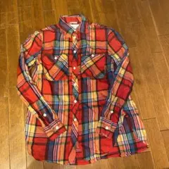 デニムアンドサプライラルフローレンのチェックシャツ