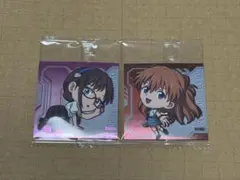 エヴァンゲリヲン新劇場版シールウエハース サードインパクト式波アスカ 真希波マリ