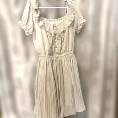 LIZ LISA プリーツミニワンピース 半袖　希少　ピンク