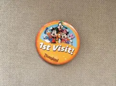 カリフォルニア ディズニー Walt Disney 1st Visit バッジ