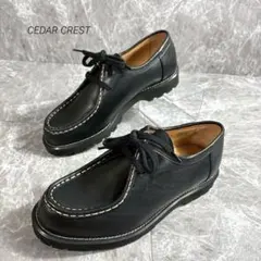 美品✨CEDAR CREST セダークレスト チロリアンシューズ レザー 25黒のサムネイル