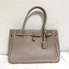 希少色 極美品 傳濱野 ミーティア ハンドバッグ トート 鍵付 レザー 薄紫 ミーティアシリーズ | 皇室御用達 傳濱野はんどばっぐ本店【公式