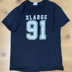 美品/エクストララージ/X-LARGE/半袖Tシャツ/紺色/ネイビー/Mサイズ