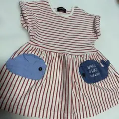 kladskap 赤と白のストライプ ワンピース♡のサムネイル