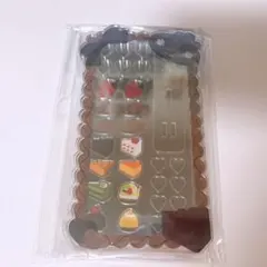 フクヤ キャラ福くじ A賞 ケーキリボンアクリルフレーム チョコレートケーキ