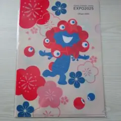 EXPO2025 ミャクミャク　クリアファイル　和柄