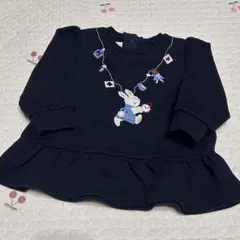 ファミリア トレーナー チュニック 長袖 不思議の国のアリス 80