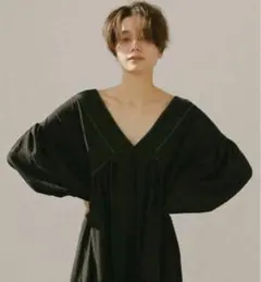 エトレトウキョウ リネンボリュームマキシドレス ワンピース フレア A