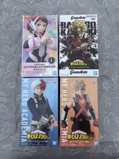 最新　僕のヒーローアカデミア　フィギュア　麗日お茶子　爆豪勝己　轟焦凍