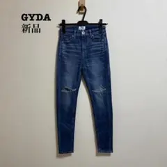 新品 GYDA M/W HOLY KNEE DAMAGE スキニーデニムパンツ