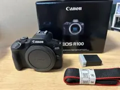 スマホ転送！Canon EOS R100 ボディ ミラーレス SDカード付 - メルカリ