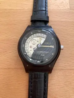 セ*ツ様 シルバー ブラック 時計ワンチャードリームウォッチKAGUYA