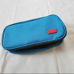大特価⭐️マルチケース ペンケース 大容量 シンプル 機能的 多機能 ブルー