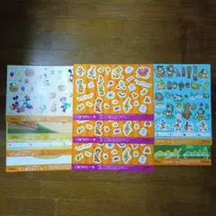 Disney キャラクターシール ６セット