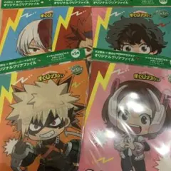【新品】僕のヒーロアカデミアクリアファイル　5枚セット