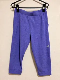 adidas ランニングパンツ クロップド丈 パープルのサムネイル