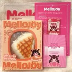 【新品、シュリンク付】mellojoy クリームワッフル　さんかく　メロジョイ