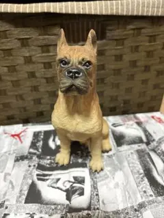ボクサー犬 置物 フィギュア