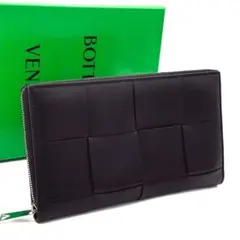 極美品⭐️RFID内蔵BOTTEGA VENETA ボッテガ カセット 財布 ✨極美品RFID搭載✨ボッテガ二つ折りカセットイントレチャート