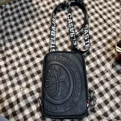 CASTELBAJAC ブラックショルダーバッグ